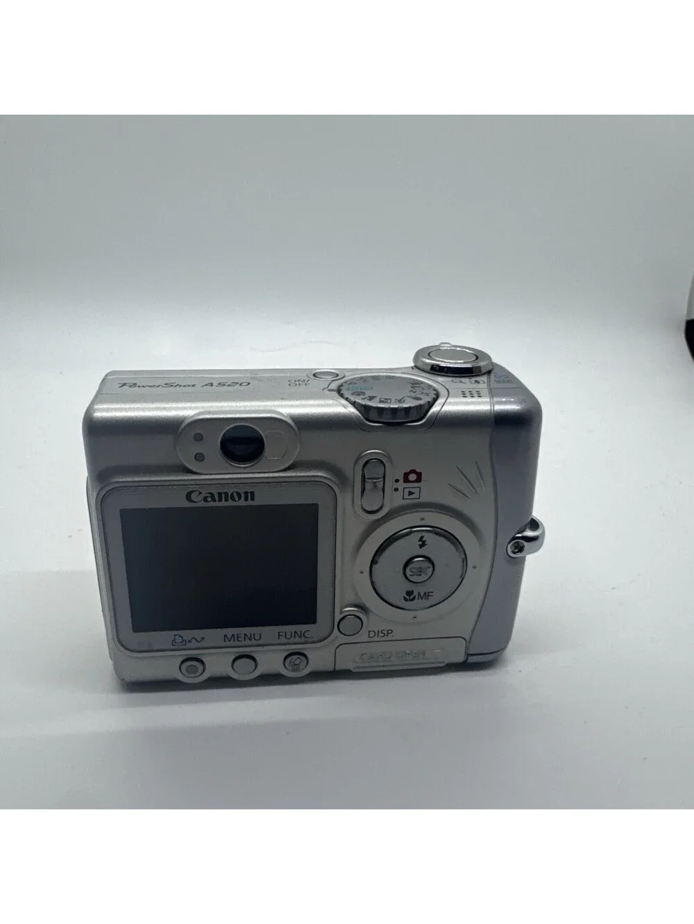 Canon PowerShot A520 4.0MP 4x Optical Zoom Digital Camera Silver - SP2